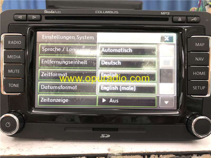 Radio Columbus Skoda Update